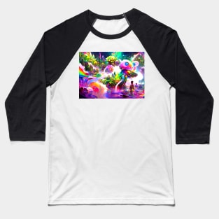 Color Globs | Rainbow Grove Baseball T-Shirt